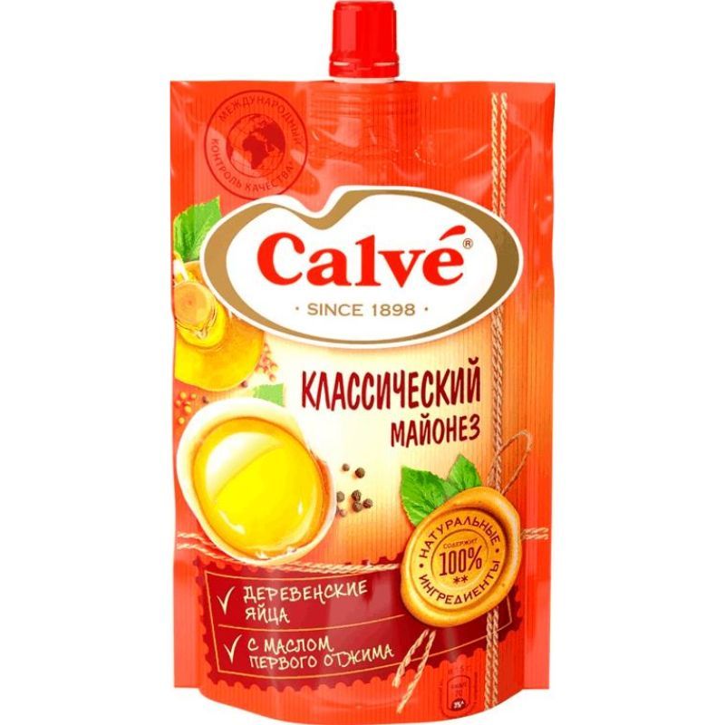 Майонез классический 50% Calve 400г