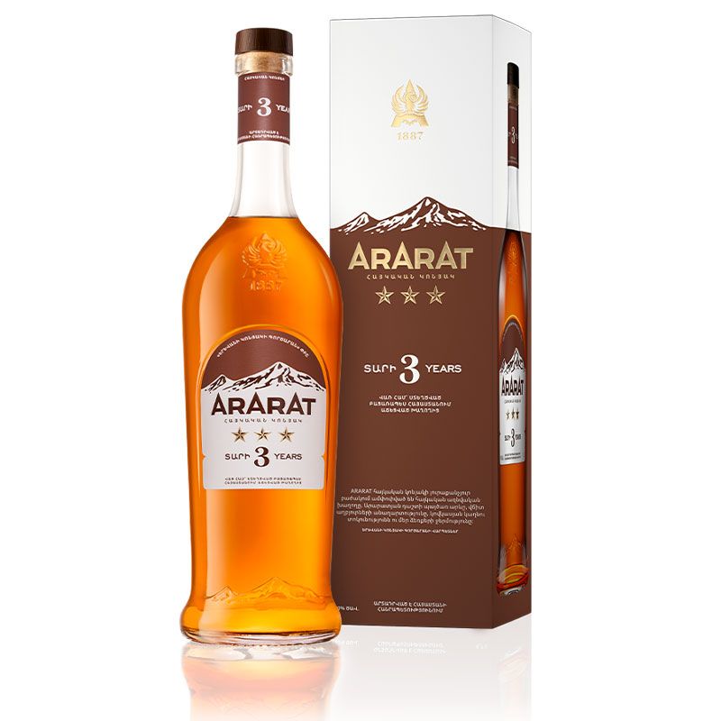 Cognac Ararat 3 y.o, 0.5l