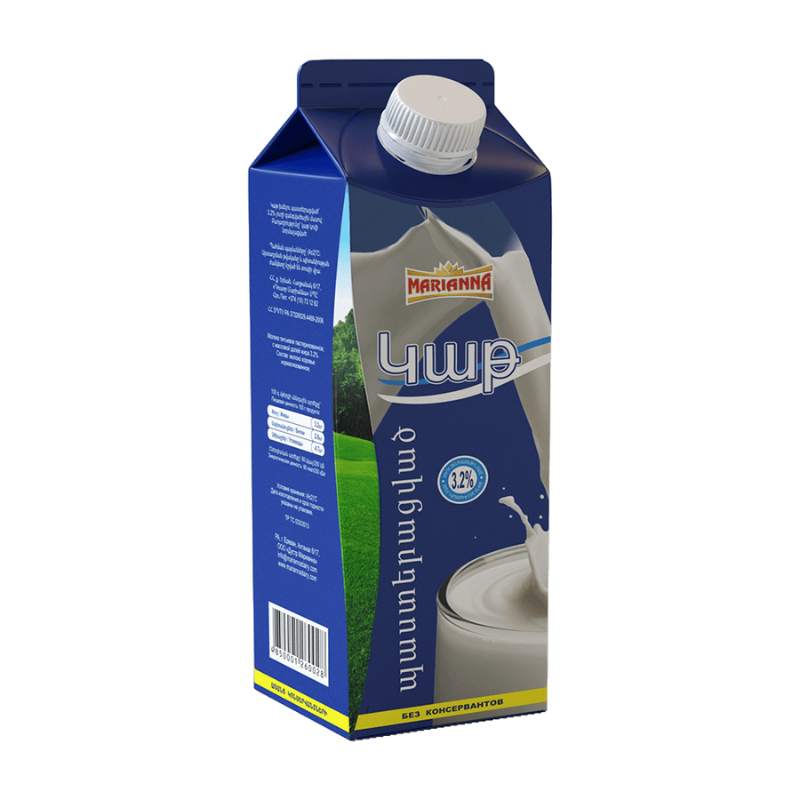 Молоко пастеризованное Marianna 1.5% 1л