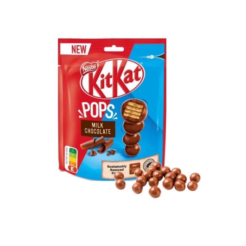 Молочный шоколад Kitkat Pops с хрустящей вафлей 110г