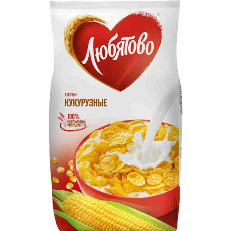 Corn flakes Lyubyatovo 600g