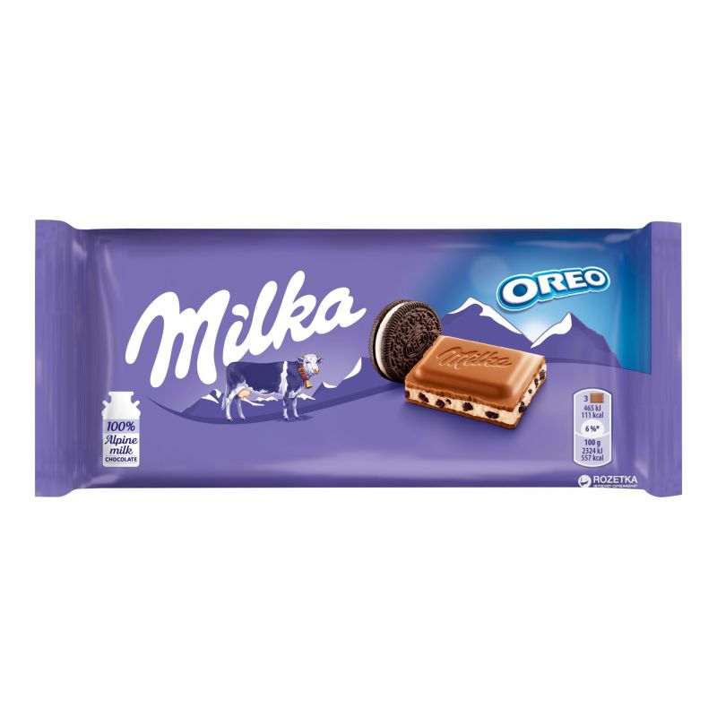Шоколадная плитка Milka Oreo 100г