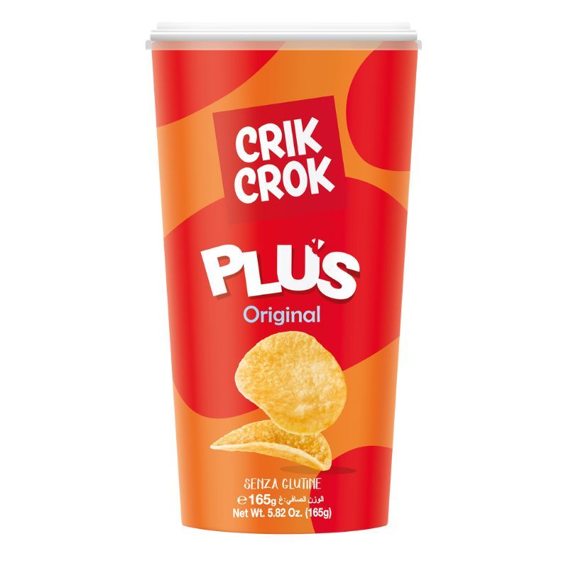 Original Potato Chips Gluten Free Crik Crok 165g