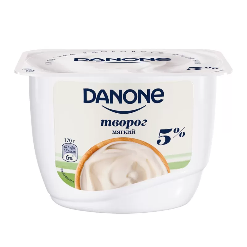 Cottage cheese soft Danone 5% 170g