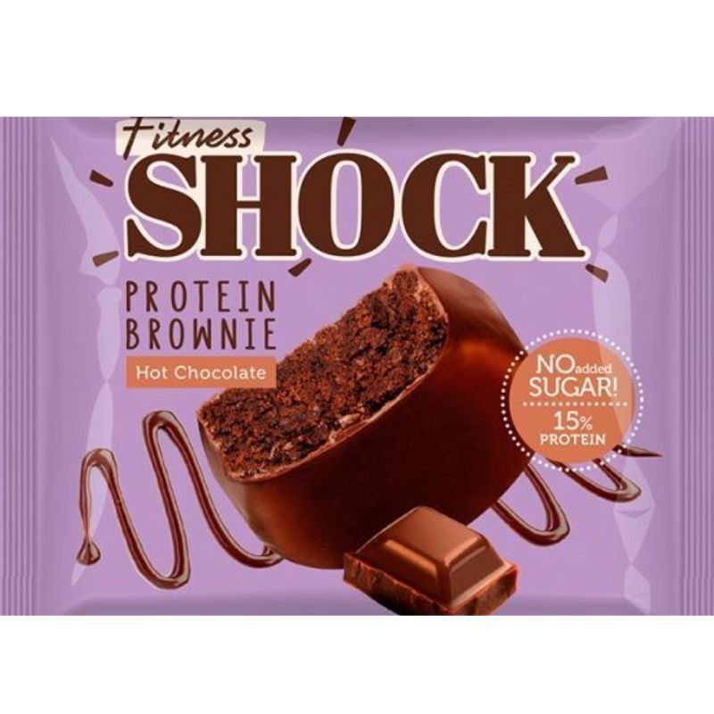 Cake Brownie hot chocolate Fitnesshock 50g