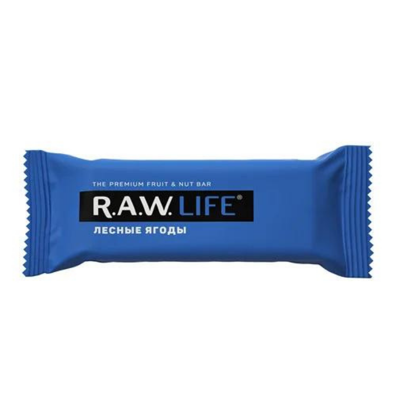 Шоколадный батончик Ягодный R.A.W. Life 47г