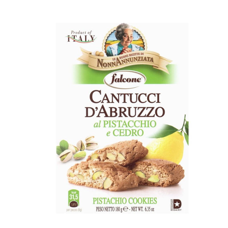 Cookies Falcone Cantucci with pistachios and citrus fruits 180g