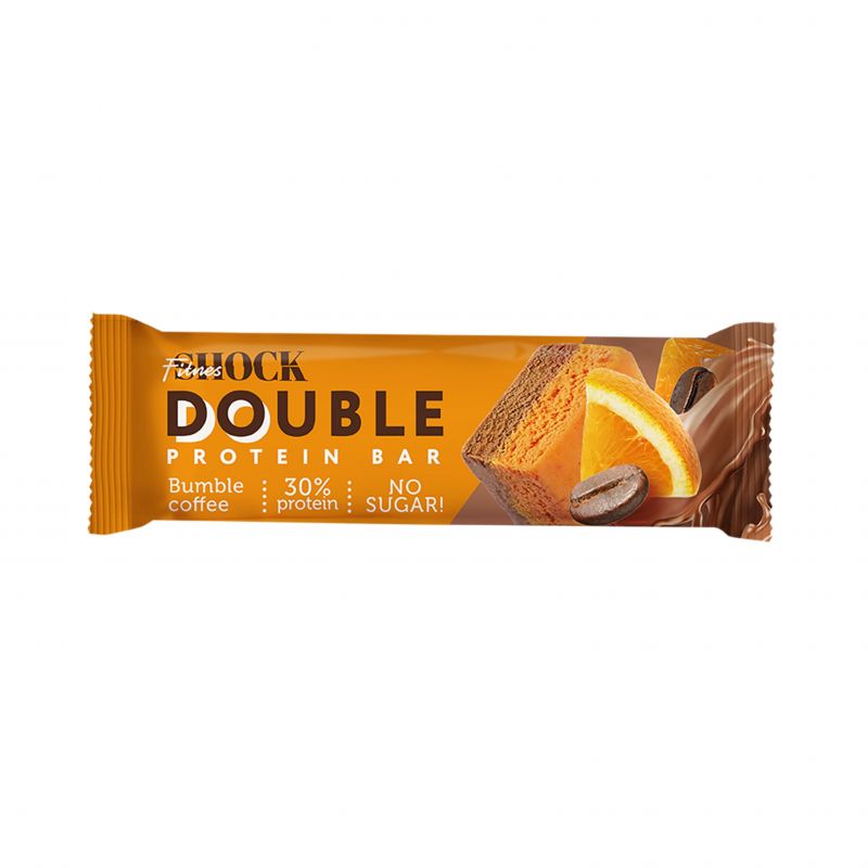 Шоколадная плитка Double апельсин и кофе 40г