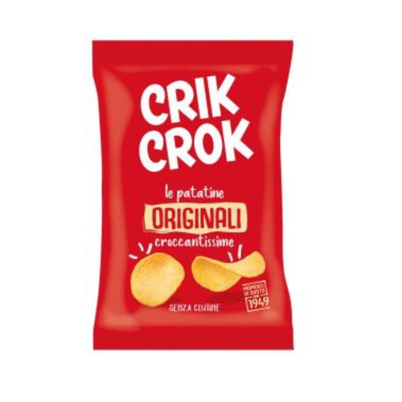 Чипсы картофельные оригинальные безглютеновые Crik Crok 50г