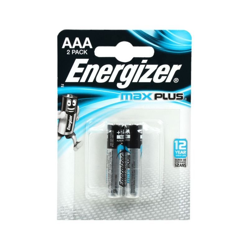 Batteries Energizer Max plus AAA 2pcs