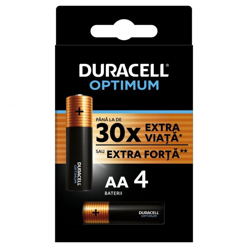 Batteries Duracell Optimum AA 4pcs