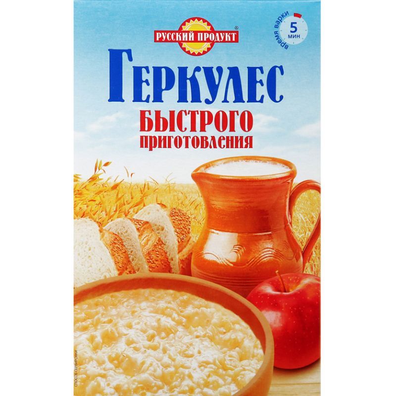 Овсяные хлопья быстрого приготовления Русский Продукт 420г