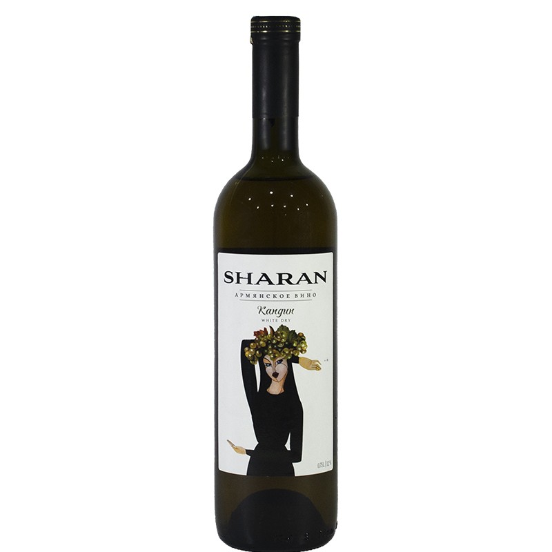White dry wine Sharan 0.75l