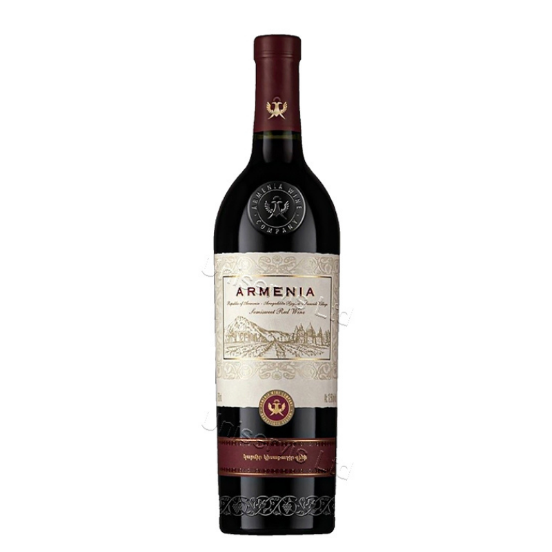 Red semi-sweet wine Armenia 0.75l