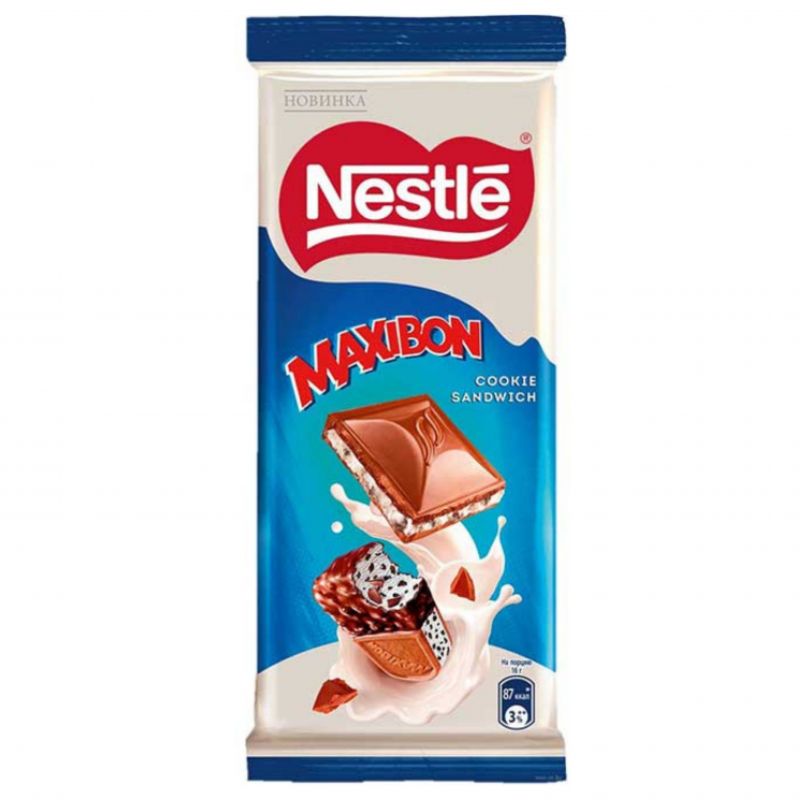 Шоколадная плитка Максибон Nestle 80г