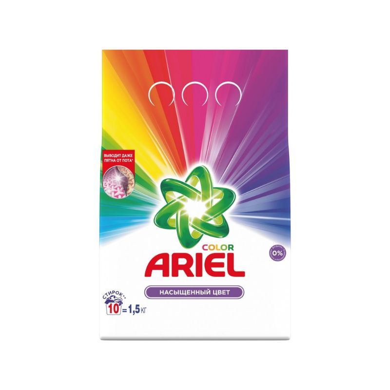 Стиральный порошок Ariel, для цветного 1.5кг