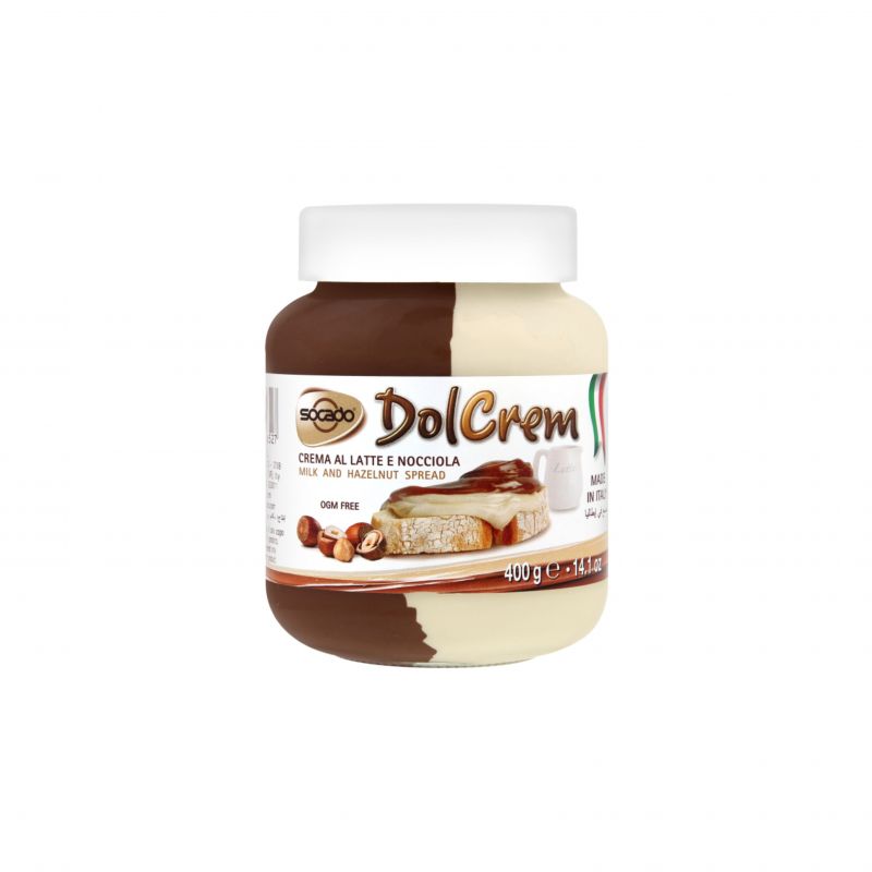 Шоколадный крем с фундуком и молоком Dolcrem 400г