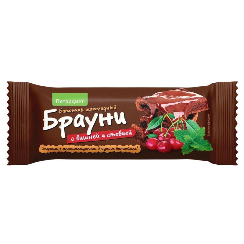 Protein bar Brownie with cherry Petrodiet 50g