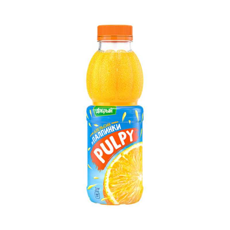 Сокосодержащий напиток Pulpy апельсин 0.45л