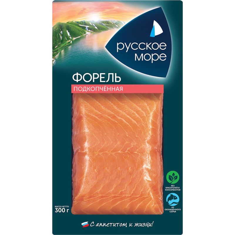 Smoked trout Russkoe More 300g