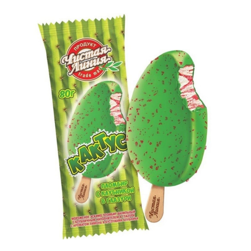 Ice cream Cactus Chistaya Liniya 80g