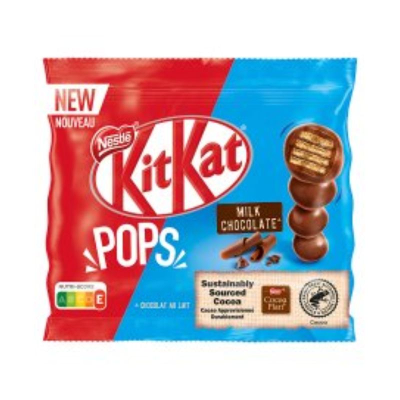 Молочный шоколад KitKat Pops с хрустящей начинкой 40г