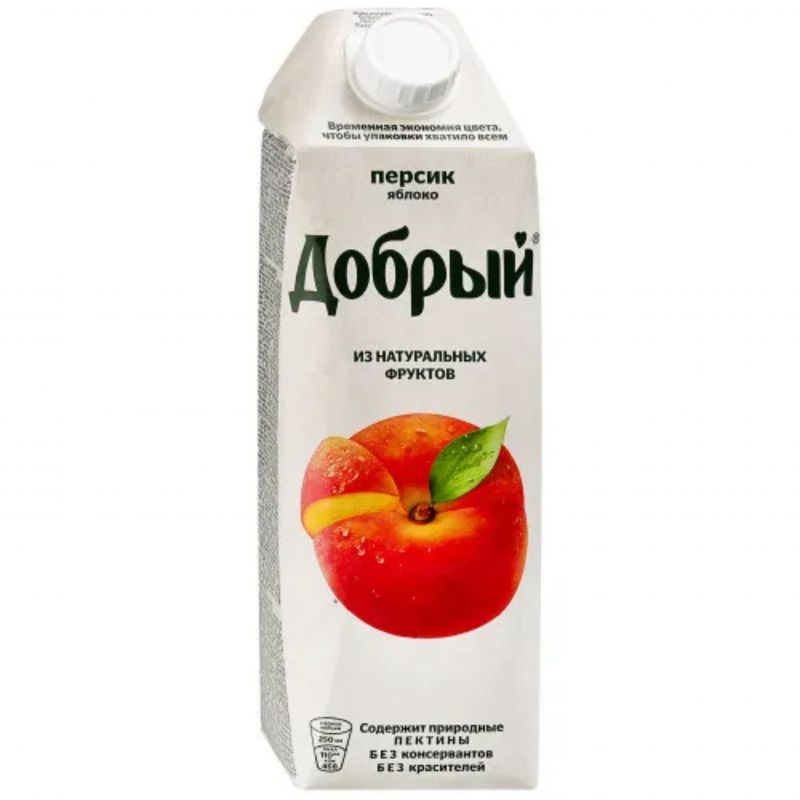 Nectar Dobry peach 1l