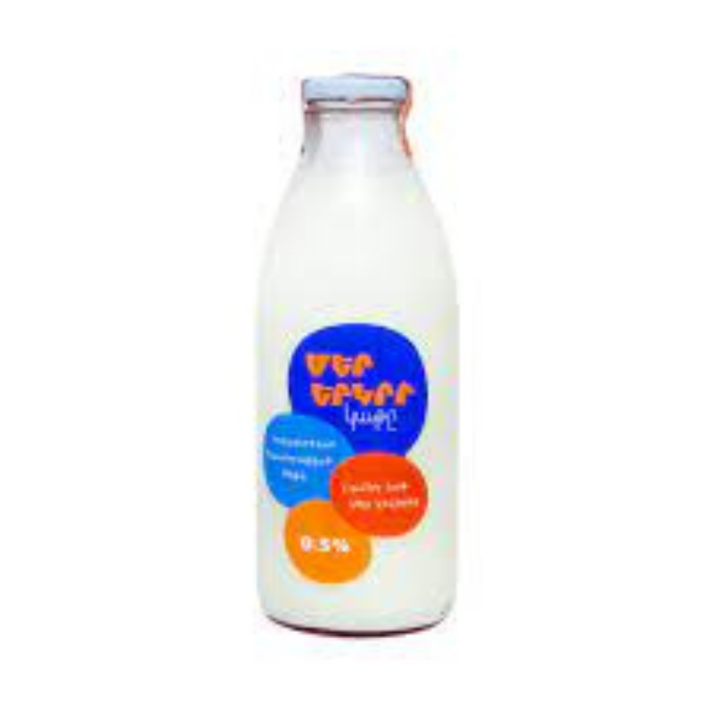 Молоко Mer Yerkir 0.5% 0.75л