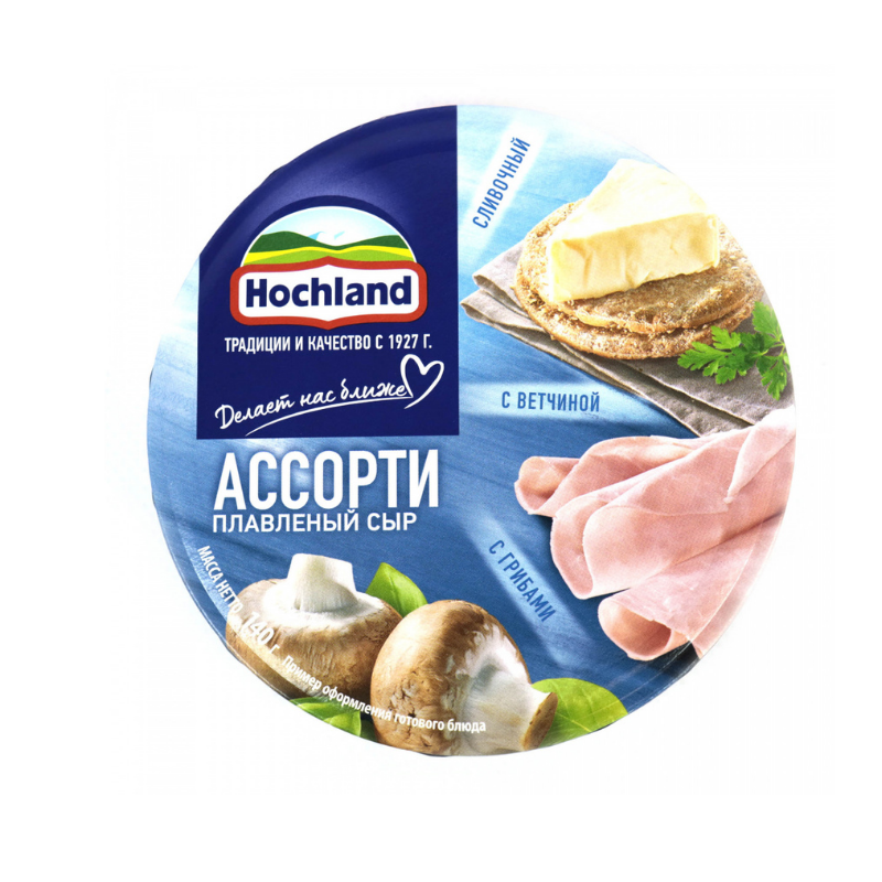 Processed cheese Hochland round 140g