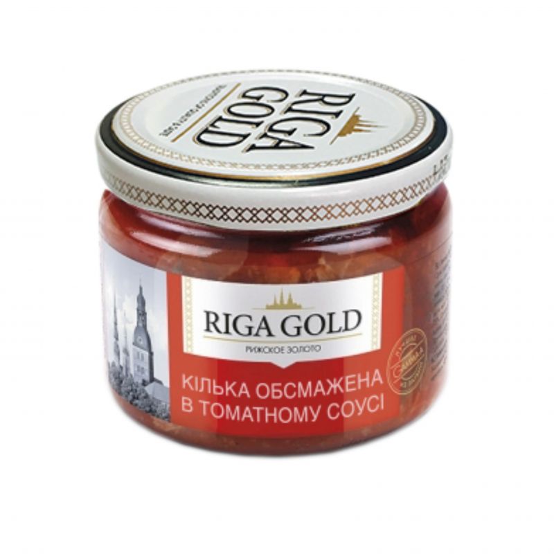 Anchovies with tomato sauce Riga Gold 280g