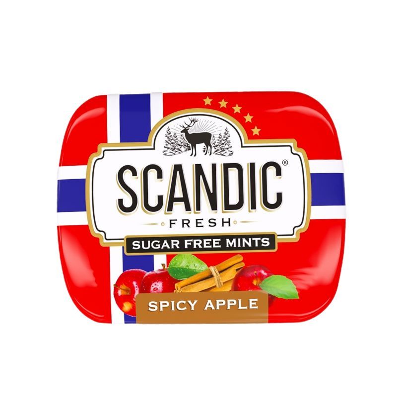 Dragee without sugar Scandic Apple 14g