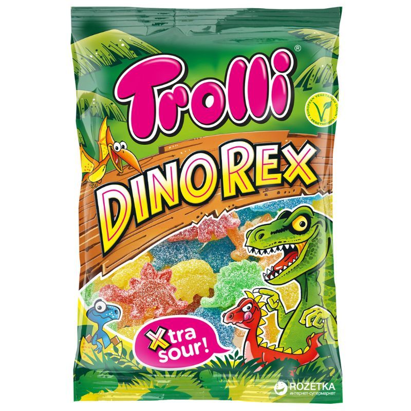 Мармелад жевательный Trolli Dino Rex 200г