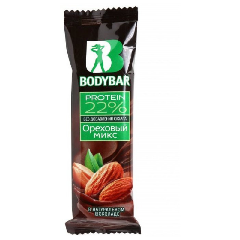 Протеиновый батончик грецкий орех-темный шоколад Body Bar 50г