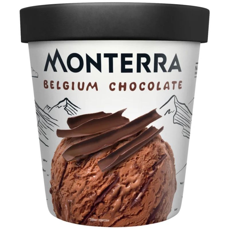 Ice cream Monterra with chocolate 276g