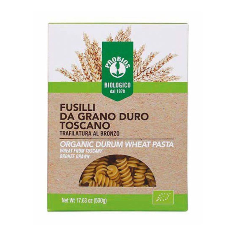 Wheat flour pasta Fusilli Probios 500g