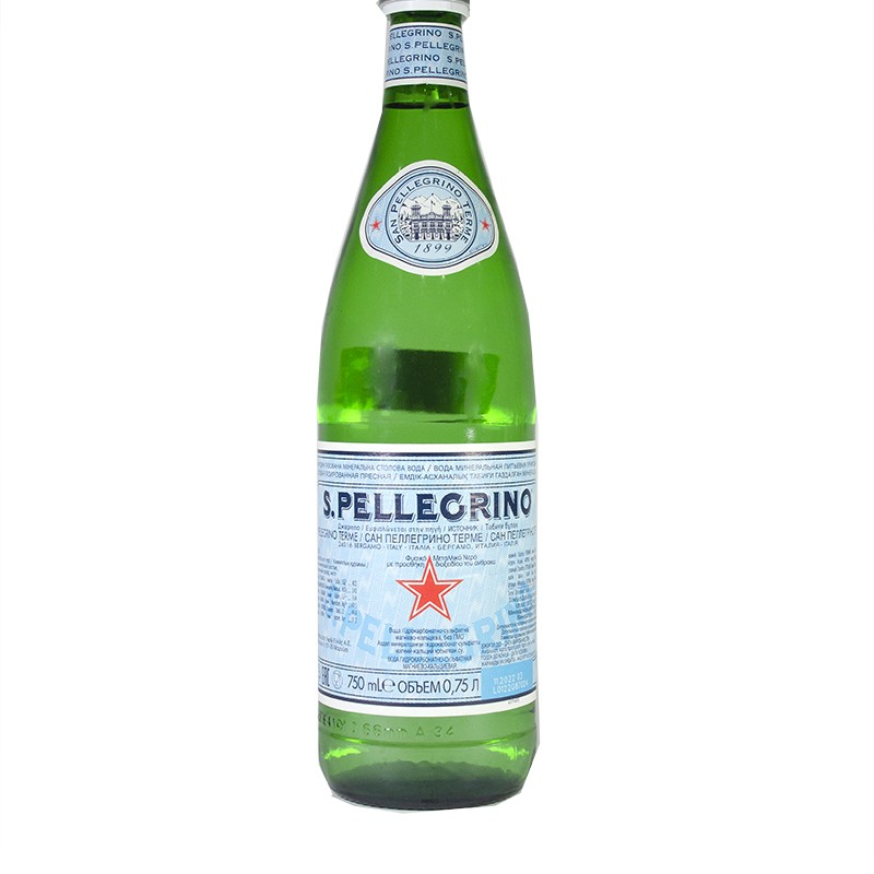 Sparkling water San Pellegrino 0.75l