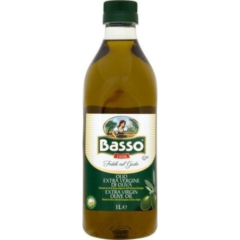 Масло оливковое Extra Virgin Basso 1л