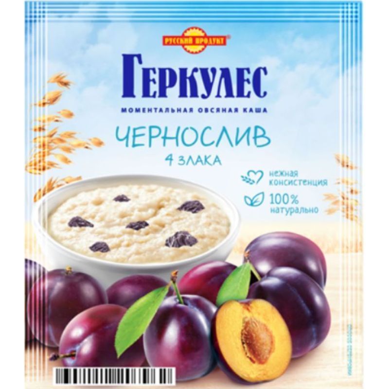 Oatmeal porridge Russian Product Prunes 35g