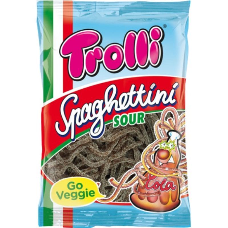 Конфеты желейные Spaghettini Trolli 100г