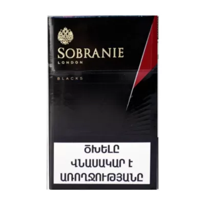Cigarettes Sobranie Slide Black