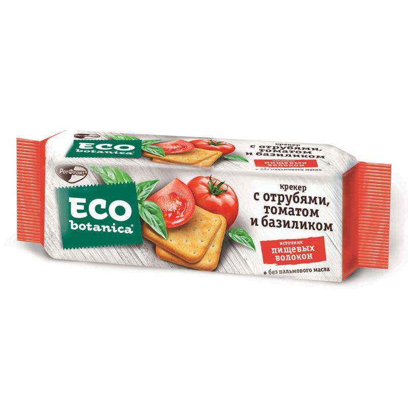 Крекеры ECO Botanica с томатами и базиликом 160г