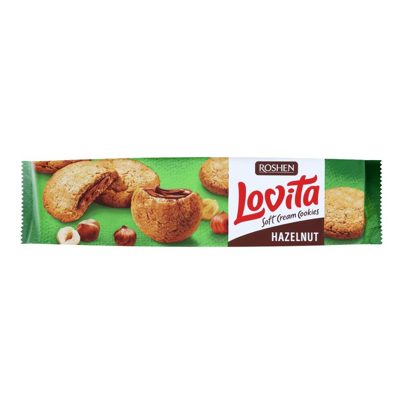 Cookies with nut filling Lovita Roshen 150g