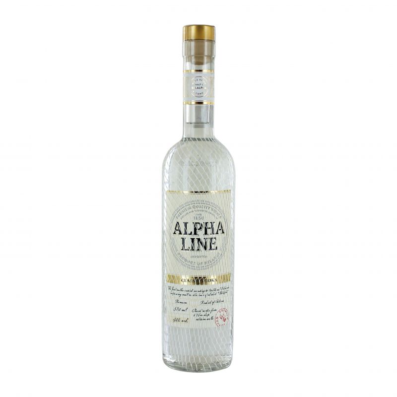 Vodka Alpha Line classic decor 0.7l