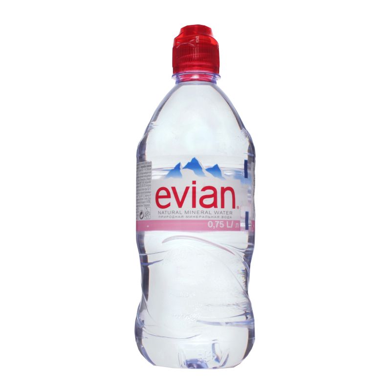 Вода негазированная Evian 0.75л