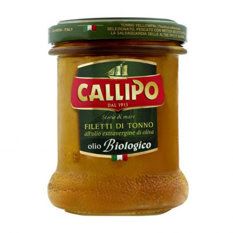 Филе тунца в органическом оливковом масле Callipo 170г