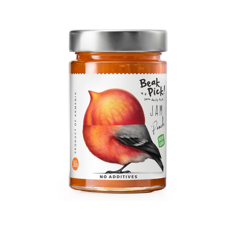 Jam peach Beak Pick 360g