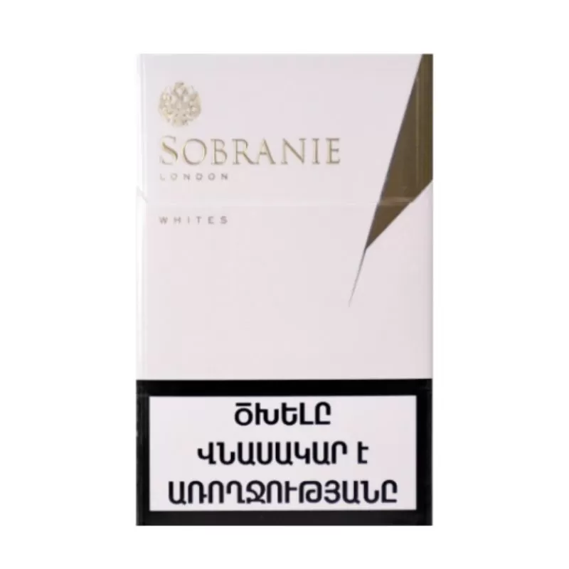 Cigarettes Sobranie Slide White