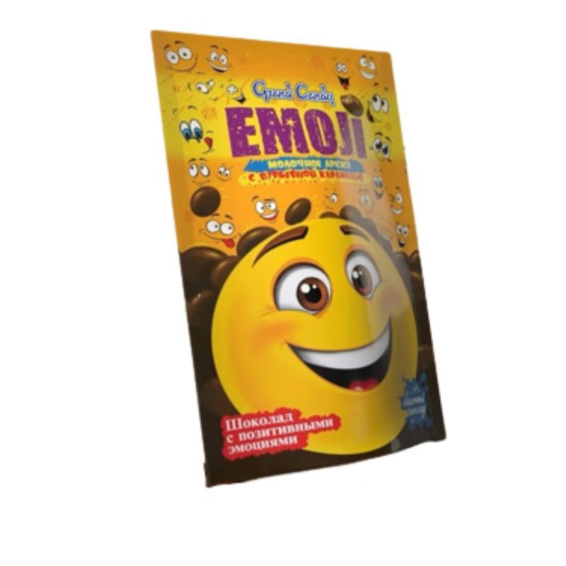 Молочное драже Emoji Grand Candy 80г