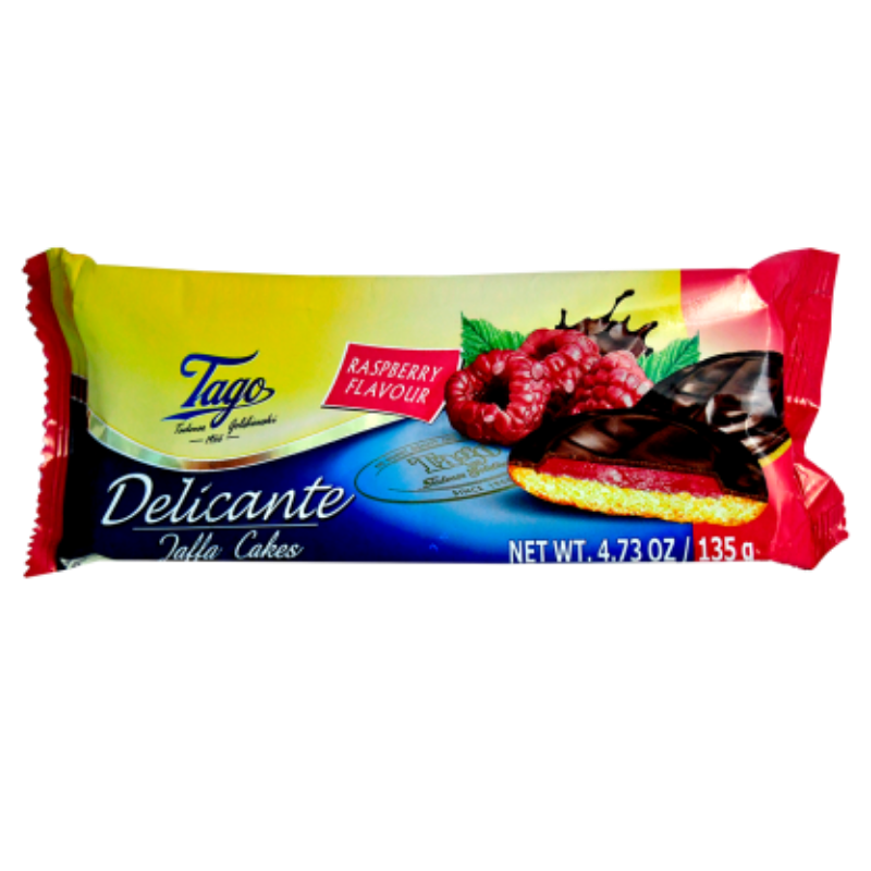 Biscuit roll chocolate, raspberry Tago 135g